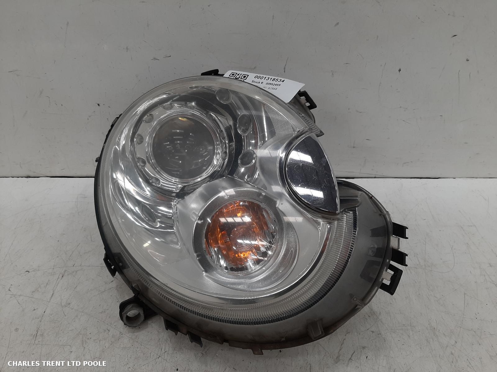 2011 - MINI (BMW) - MINI - HEADLIGHT / HEADLAMP (RIGHT / DRIVER SIDE)