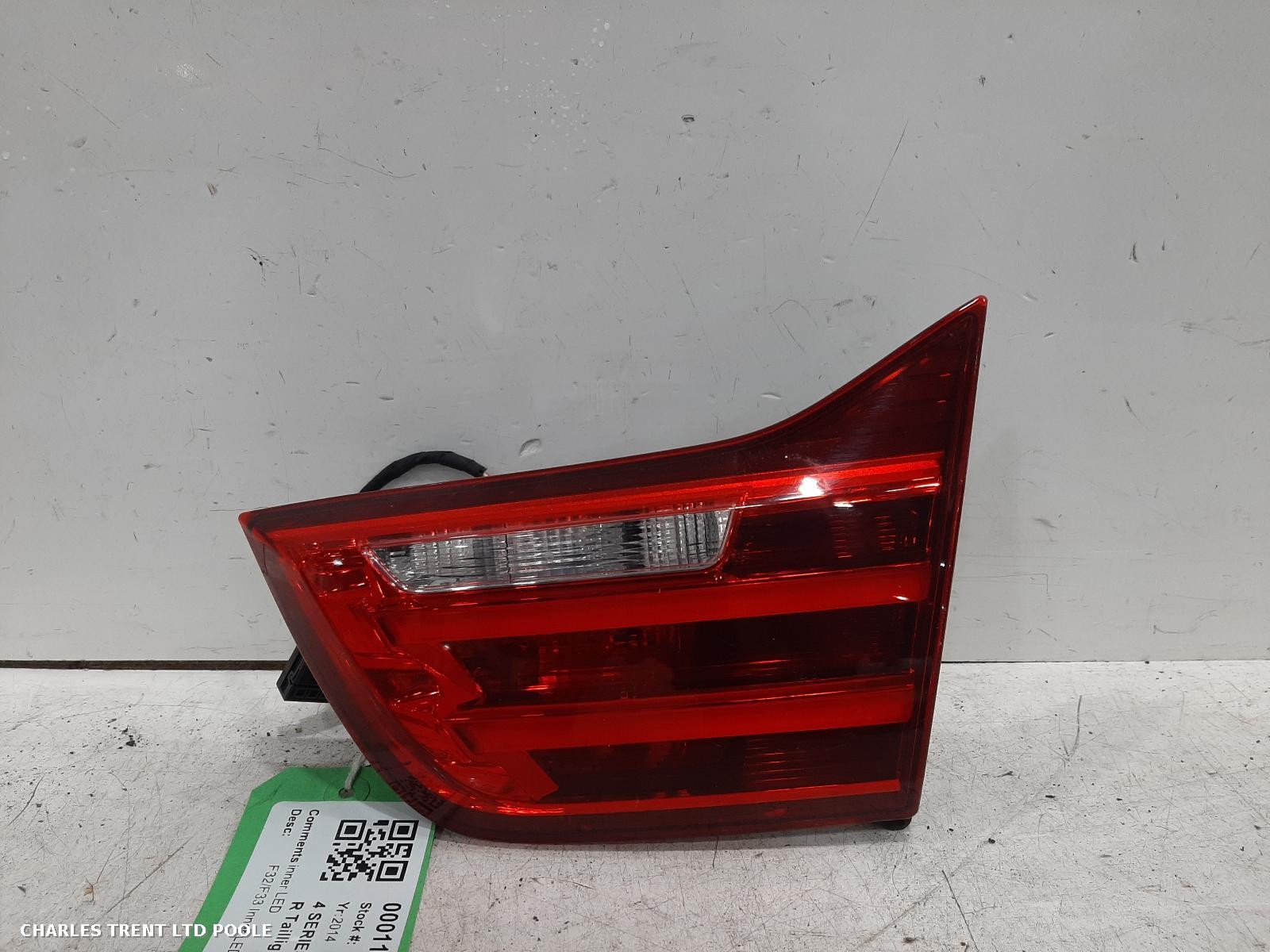 2014 - BMW - 4 SERIES - TAIL LIGHT / REAR LIGHT (RIGHT / DRIVER SIDE)