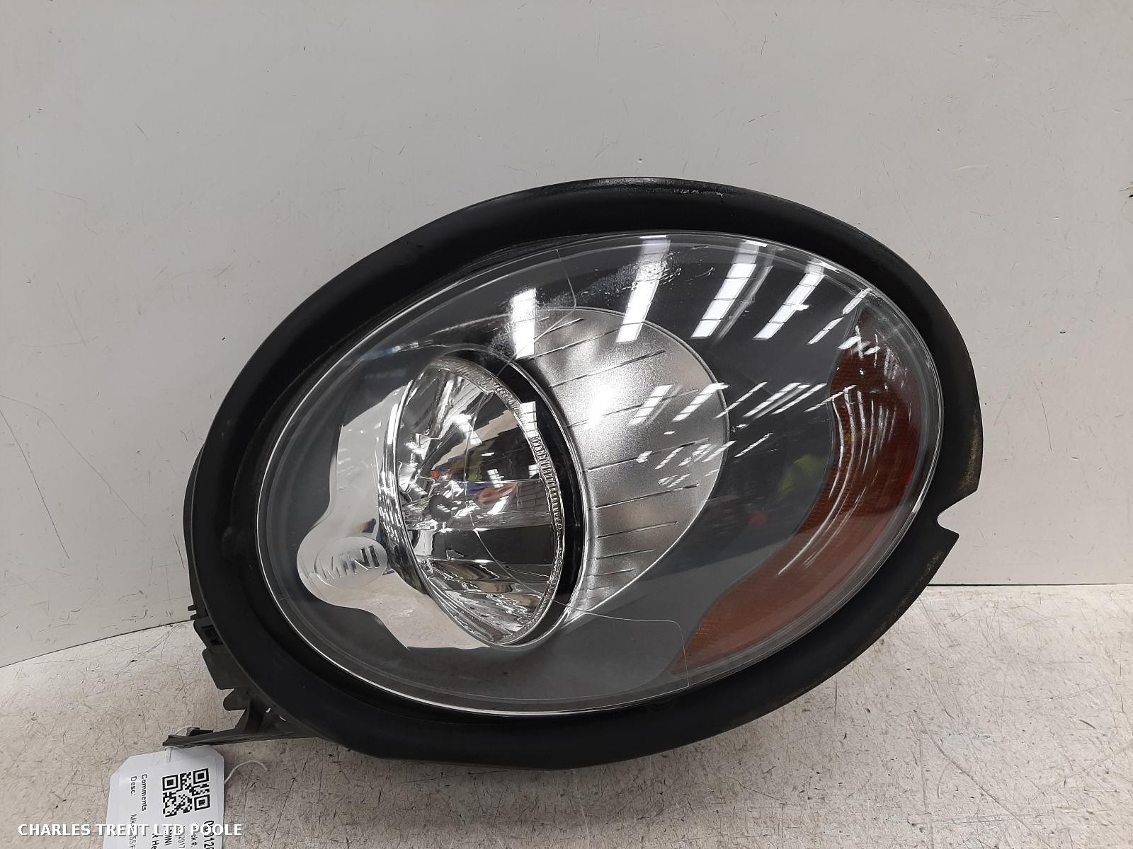 2017 - MINI (BMW) - MINI - HEADLIGHT / HEADLAMP (RIGHT / DRIVER SIDE)