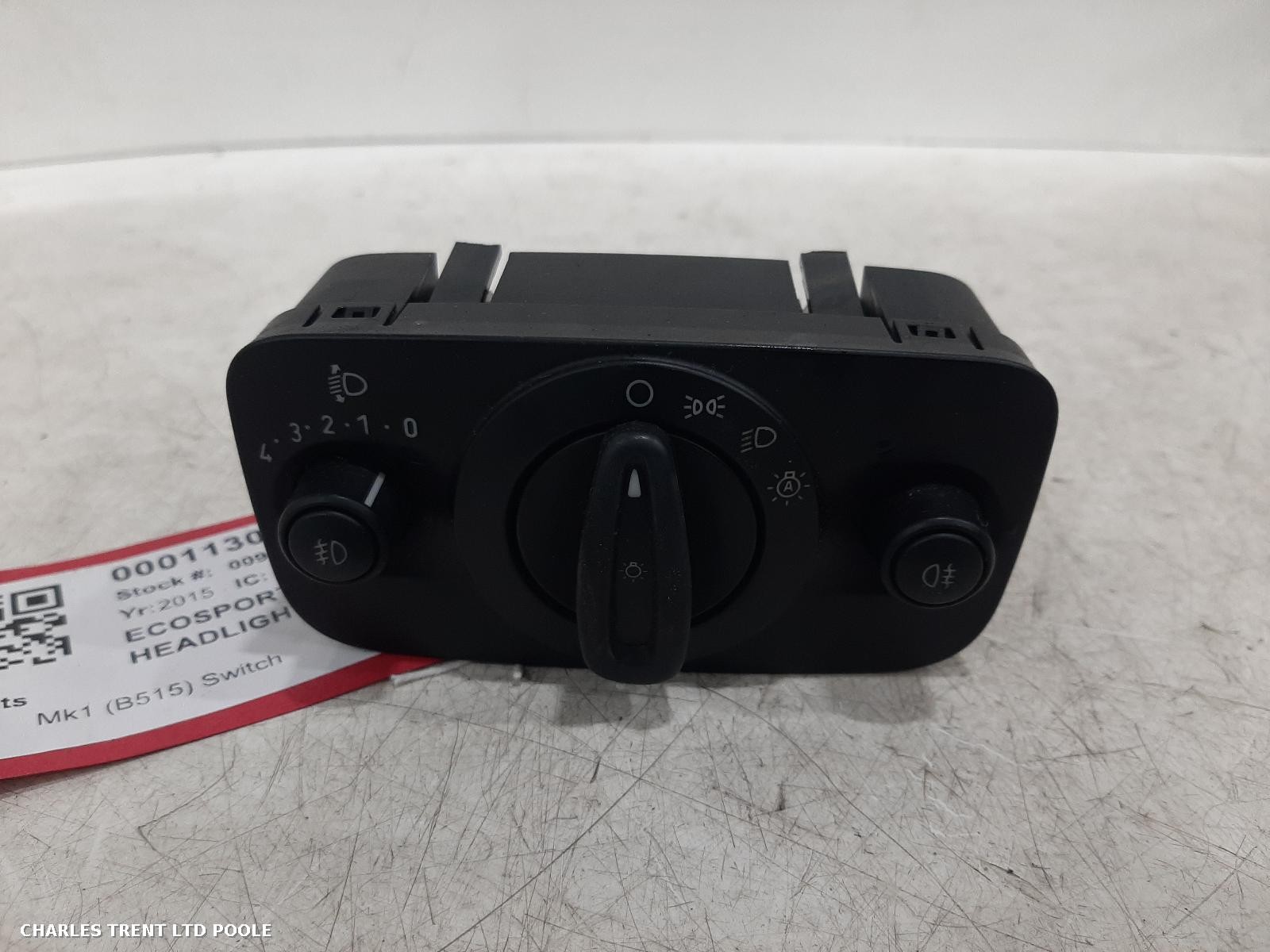 2015 - FORD - ECOSPORT - HEADLIGHT / HEADLAMP SWITCH