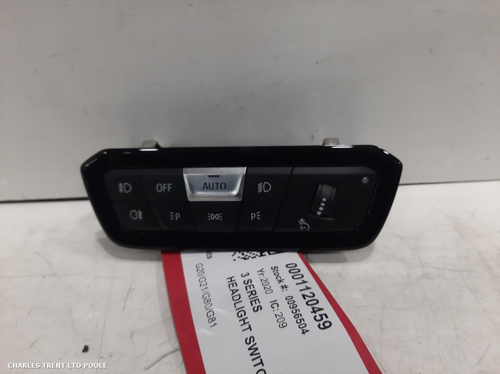 2020 - BMW - 3 SERIES - HEADLIGHT / HEADLAMP SWITCH