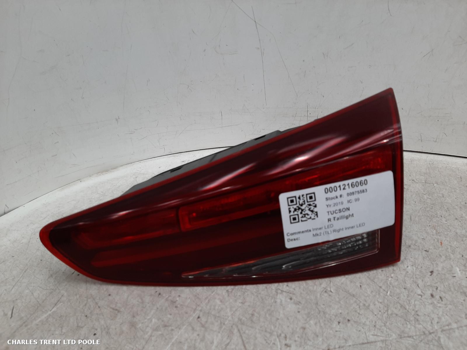 2019 - HYUNDAI - TUCSON - TAIL LIGHT / REAR LIGHT (RIGHT / DRIVER SIDE)