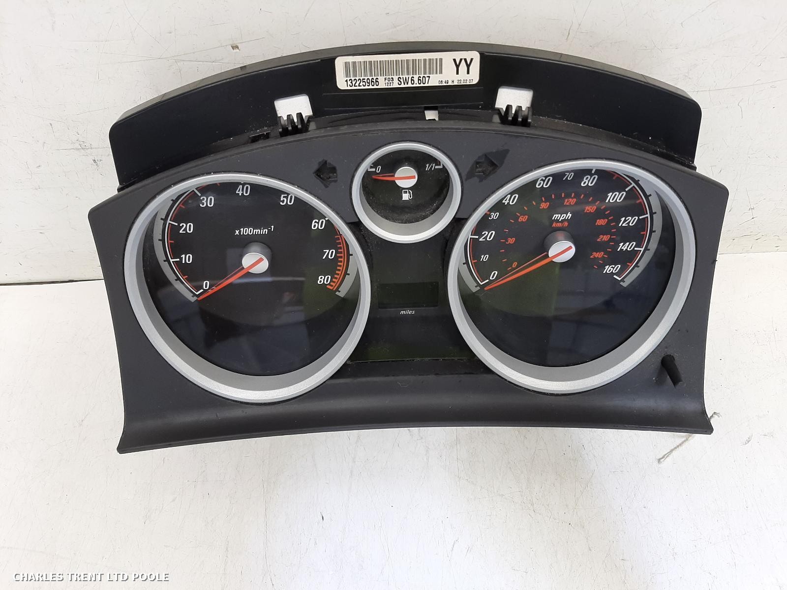 2007 - VAUXHALL - ZAFIRA - SPEEDOMETER