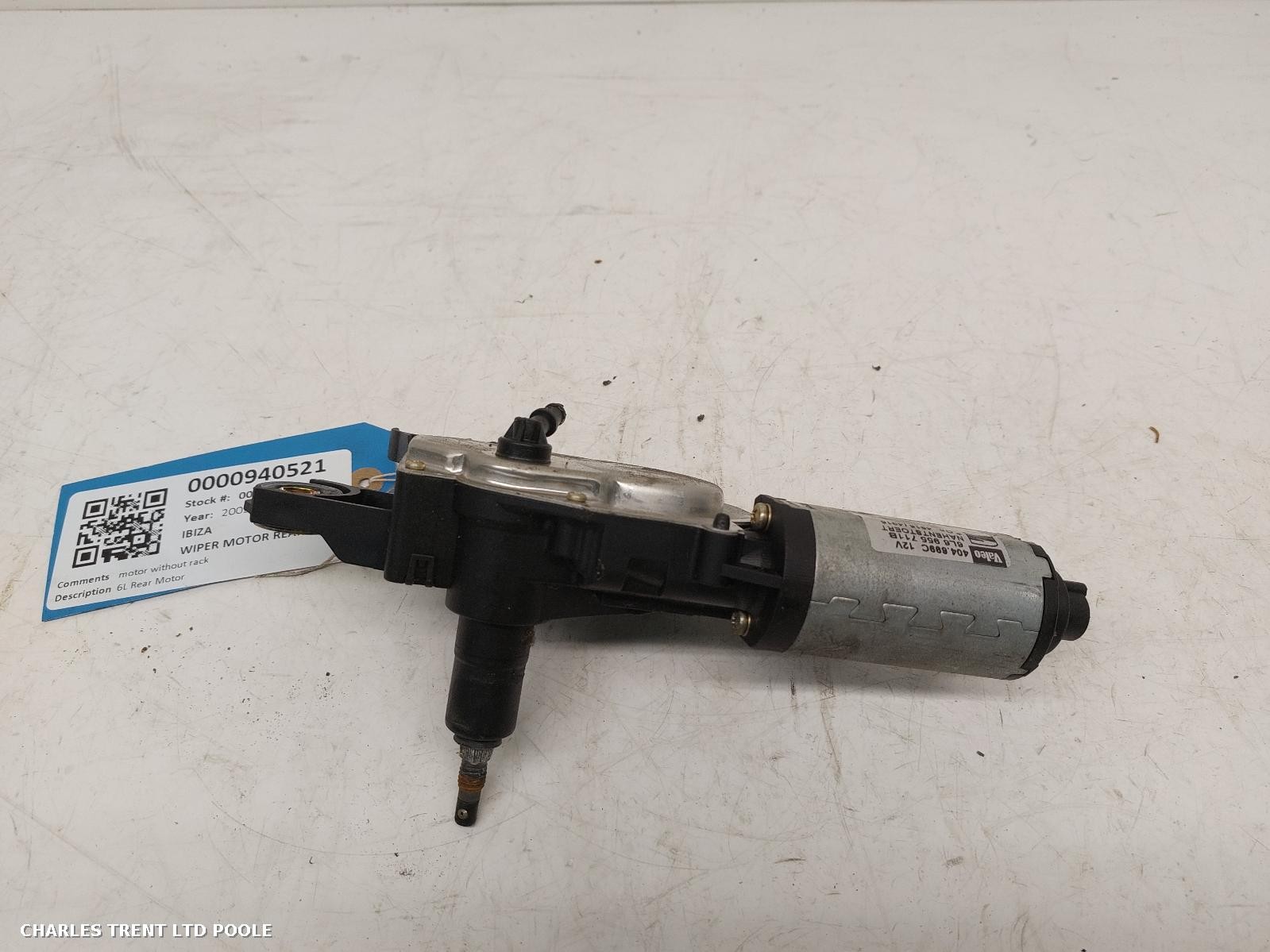 2005 - SEAT - IBIZA - WIPER MOTOR (REAR)