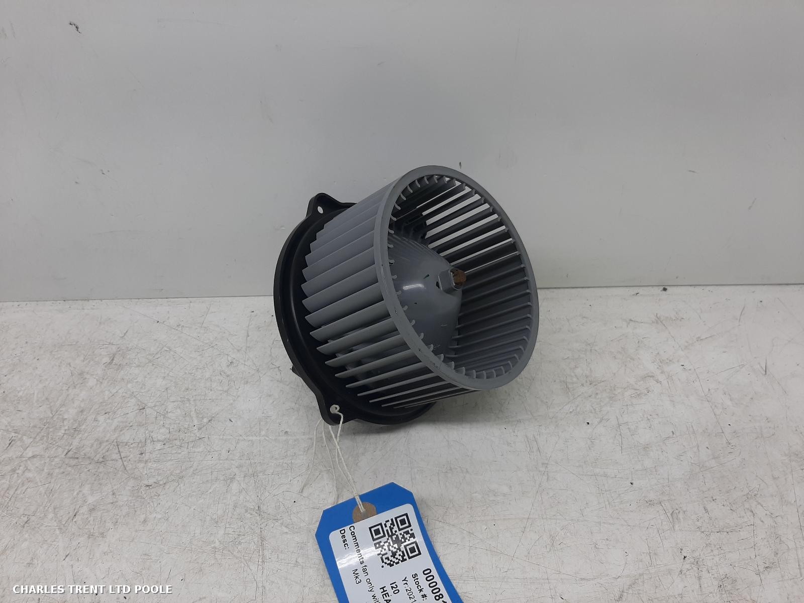 2021 - HYUNDAI - I20 - HEATER MOTOR