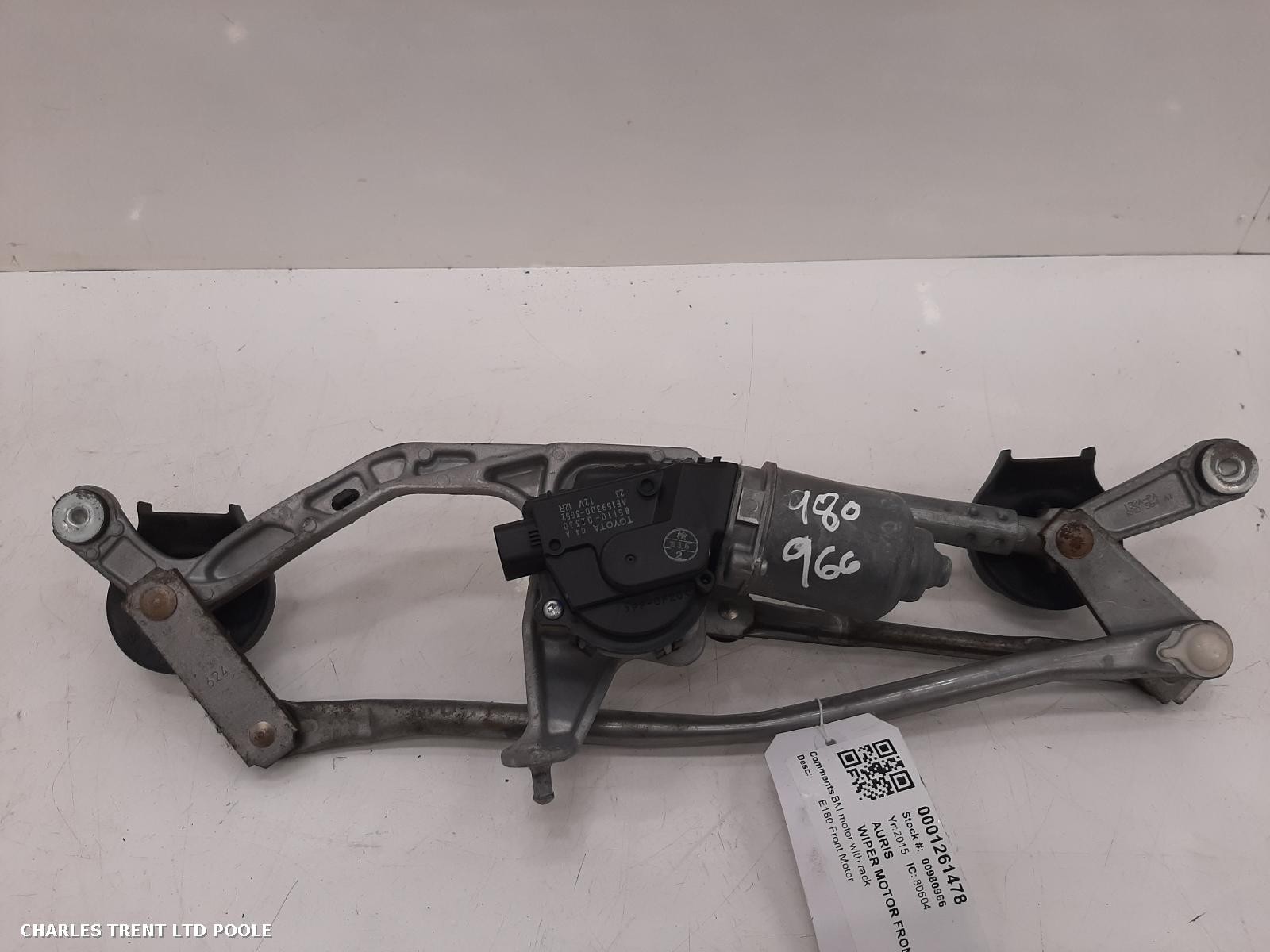 2015 - TOYOTA - AURIS - WIPER MOTOR (FRONT)