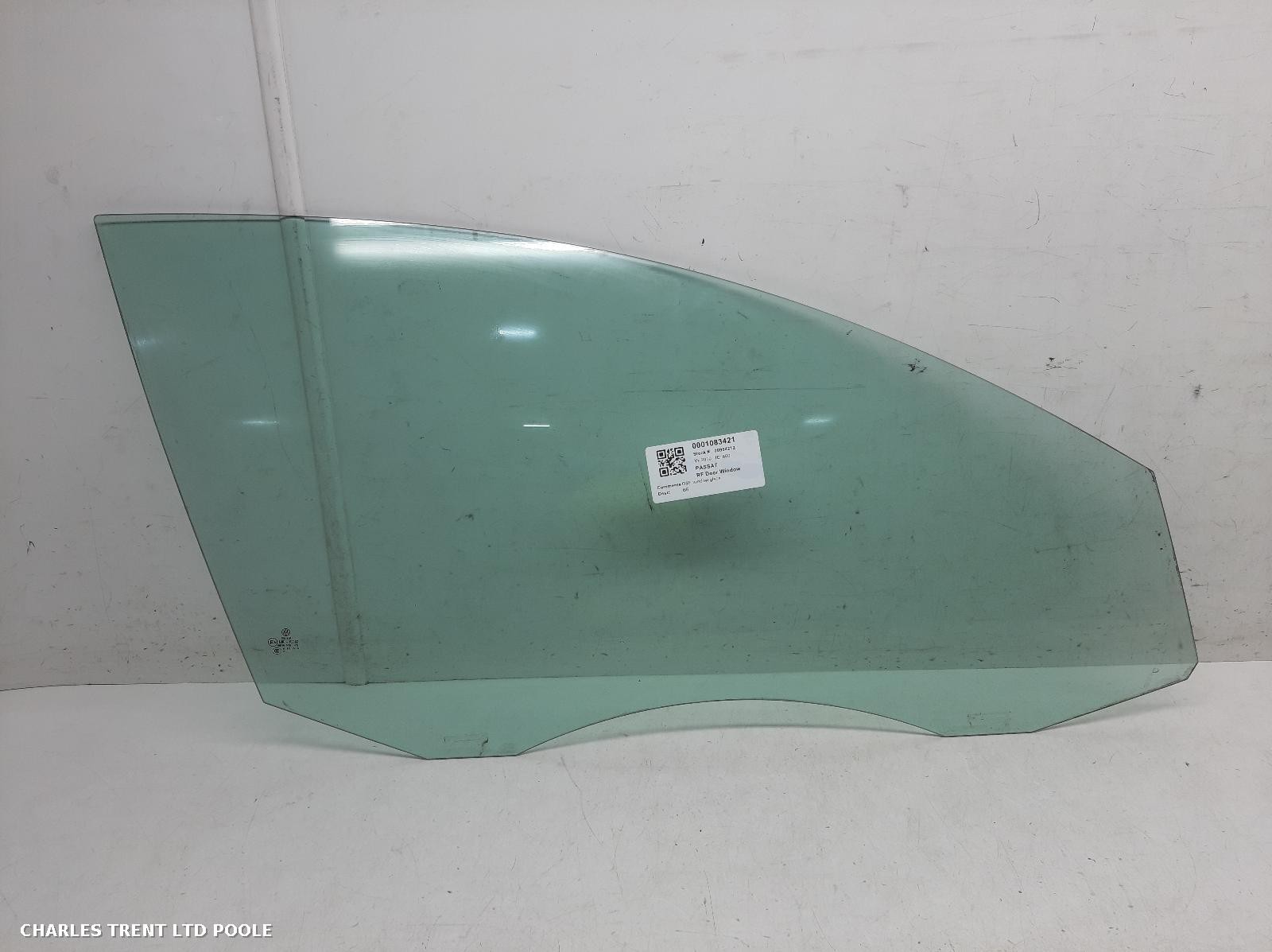 2010 - VOLKSWAGEN - PASSAT - DOOR WINDOW (FRONT - RIGHT / DRIVER SIDE)