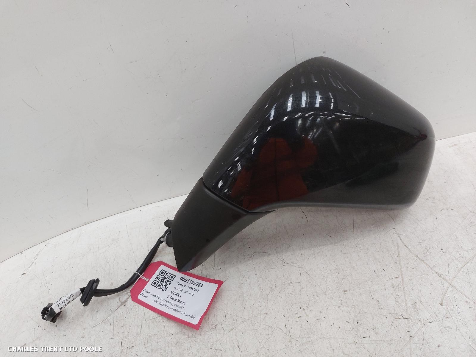 2016 - VAUXHALL - MOKKA - DOOR MIRROR / WING MIRROR (LEFT / PASSENGER SIDE)