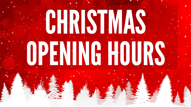 Christmas Opening Hours