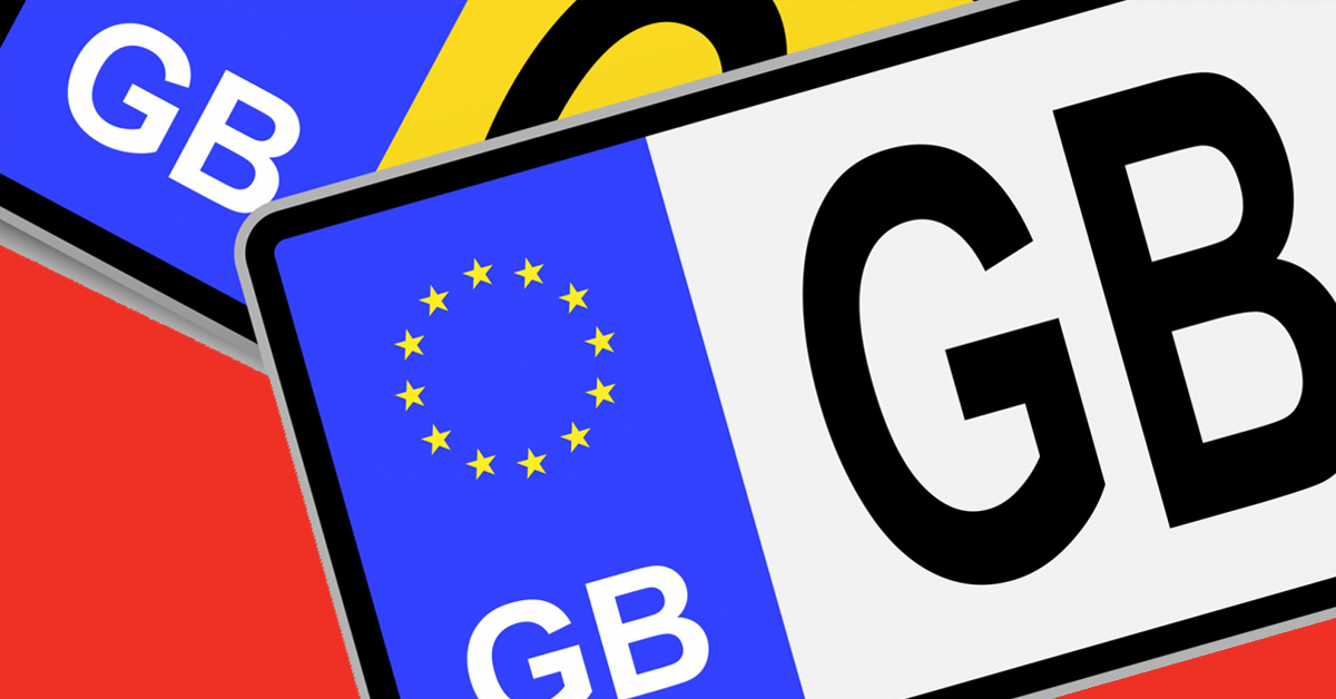 Will GB And EU Flags On Number Plates Be Legal Post-Brexit?