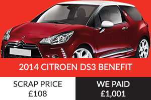 2014 Citroen DS3 Benefit Better Than Scrap Price