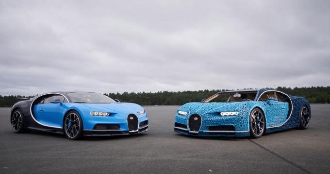 Bugatti Chiron Lego Technic Comparison