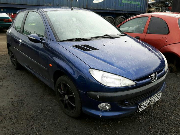 Peugeot 206 Scrap Car