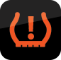 Tyre Pressure Monitor Warning Light Icon